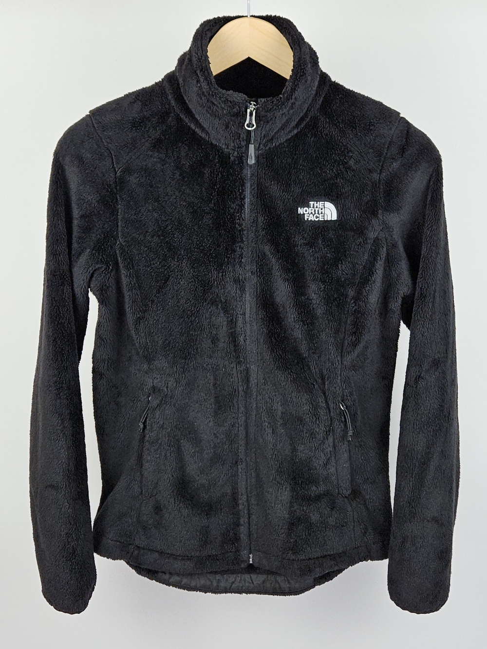 The North Face Osito Fleece Jacket XS Black Cozy Full Zip Soft